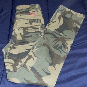 Boys wrangler camo jeans